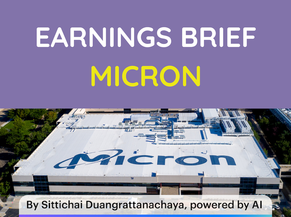 Micron Strategy Earnings Brief - Micron Technology